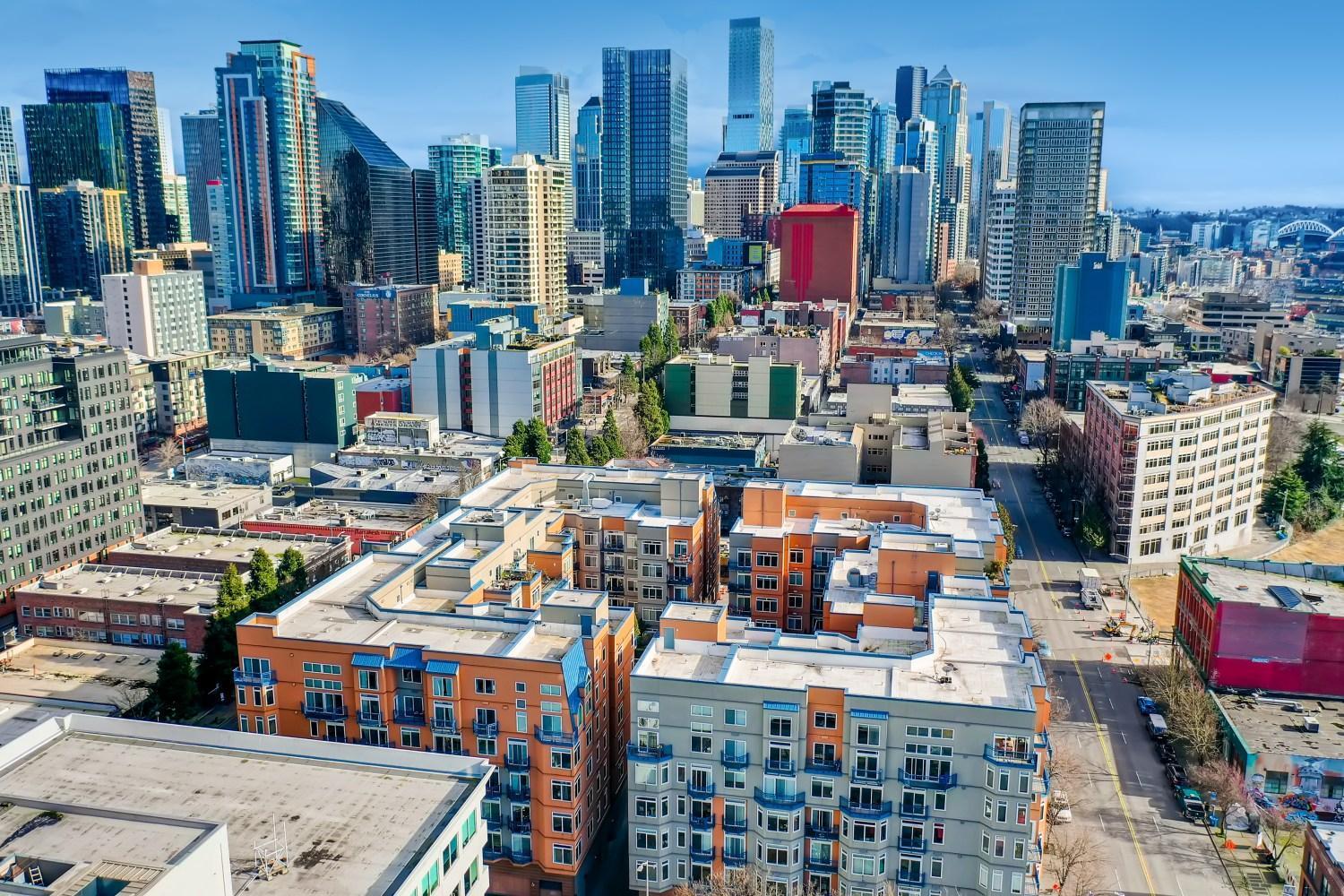 Space Needle Downtown Modern Top Story Penthouse Seattle Extérieur photo